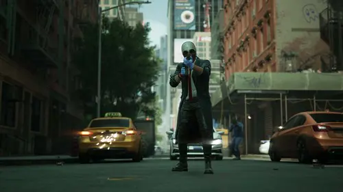 lone masked robber in PAYDAY 3 on the street