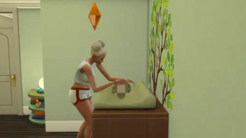 The Sims 4 Growing Together Changing Table