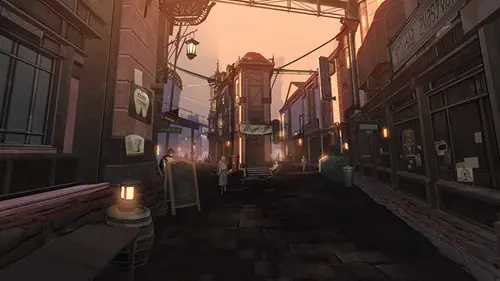 a street in Honkai: Star Rail