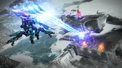 Armored Core 6 screenshot showing combat