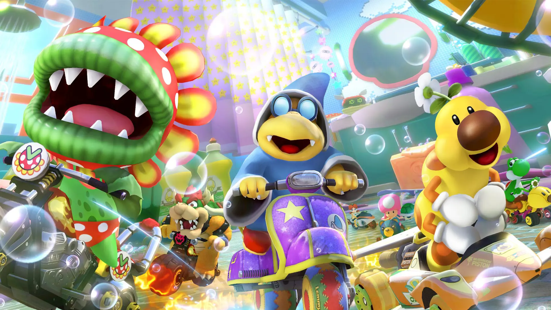 Key art for Mario Kart 8