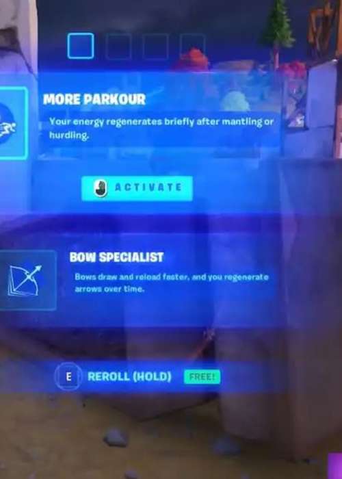 How to reroll Augments in Fortnite