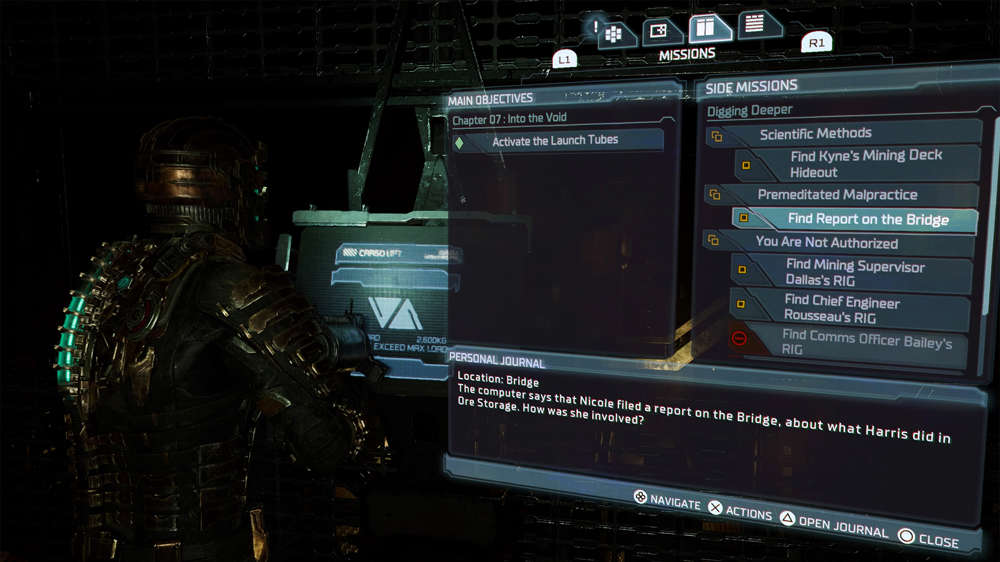 Here's how you can find the report on the bridge in Dead Space Remake