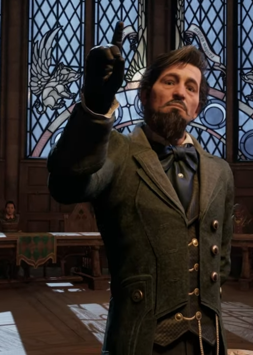 Who is Phineas Nigellus Black, the Hogwarts Legacy headmaster?