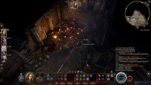 screenshot showing environmental effects in baldur's gate 3