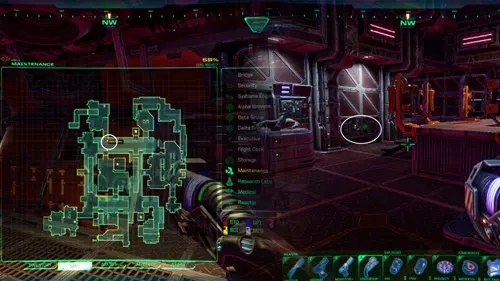 Magnum location in System Shock