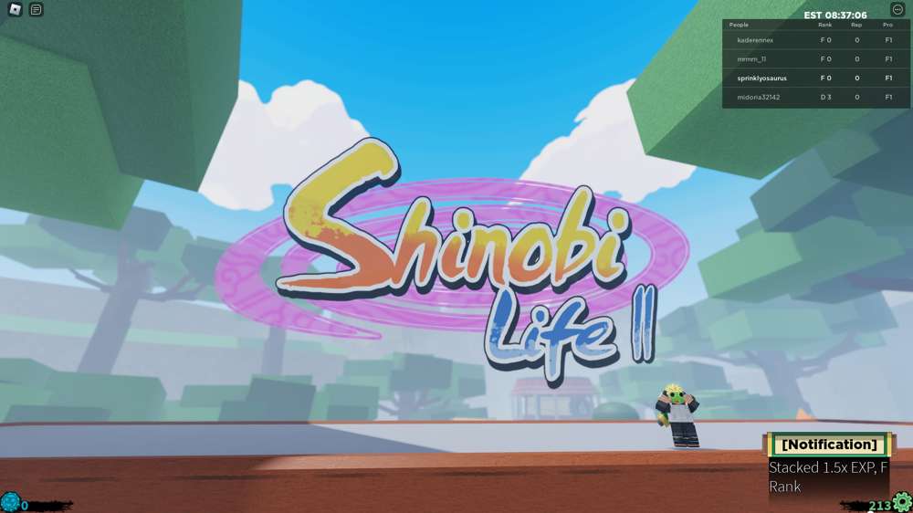 Shinobi Life 2 private server codes for Shindai Rengoku