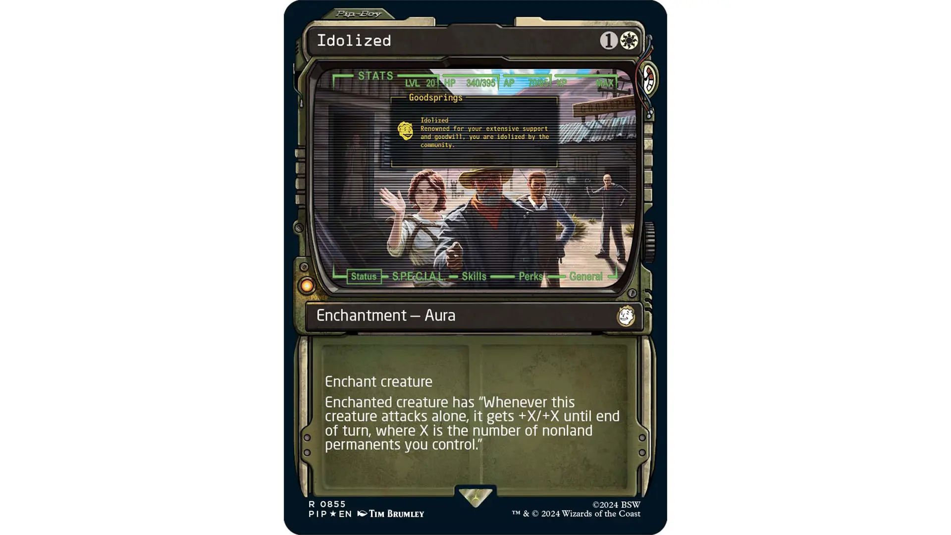 MTG Fallout 0040 Idolized PIP Treatment