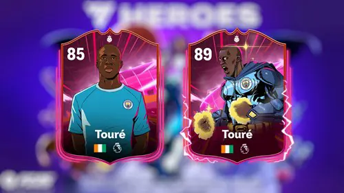 Image of Yaya Toure's Origin and Prime Heroes in EA FC 25