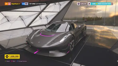 The Koenigsegg Jesko 2020 is one of the Forza Horizon 5 best drag cars.