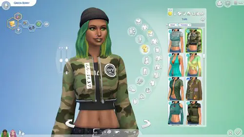 Green berry sim for the Not So Berry Challenge