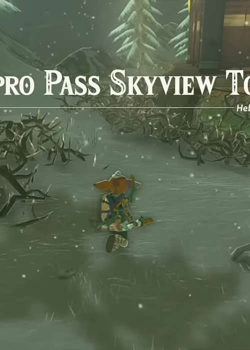 Zelda Tears of the Kingdom Rospro Pass Skyview Tower: Where to find & how to activate