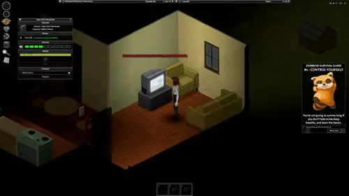 Project Zomboid TV Schedule in-game