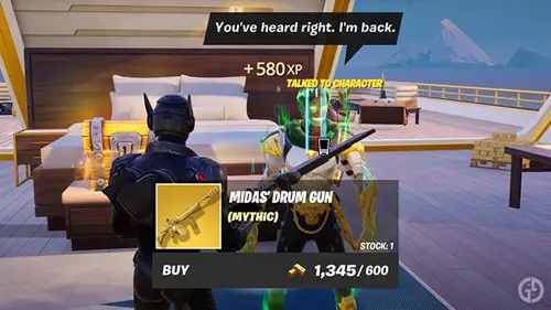 Midas' Drum Gun in Fortnite