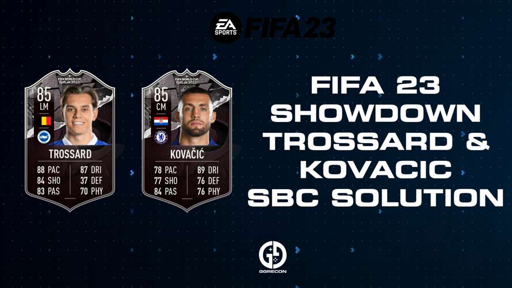 The cheapest way to complete Showdown Trossard & Kovacic SBC in FIFA 23