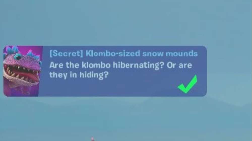 How to find Snow Mounds for the Fortnite Secret Klombo quest