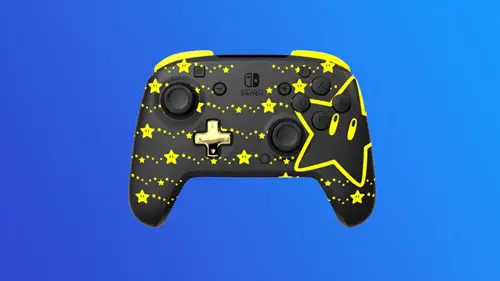 Image of the PDP Rematch Glow wireless controller for Nintendo Switch