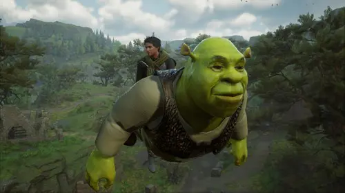 Hogwarts Legacy Shrek mod