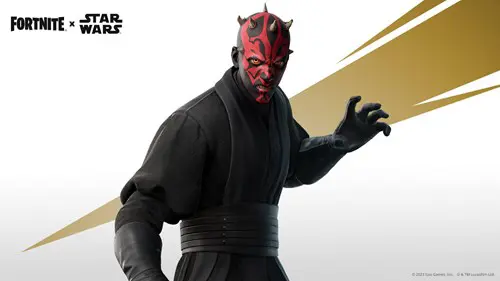 The Fortnite Darth Maul skin