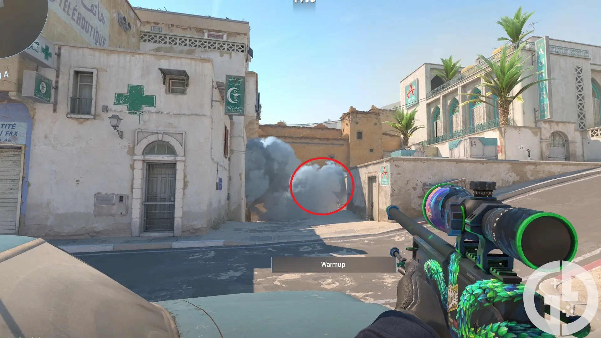 Cs2 Dust2 Catwalk Car Block Smoke From Car 1St