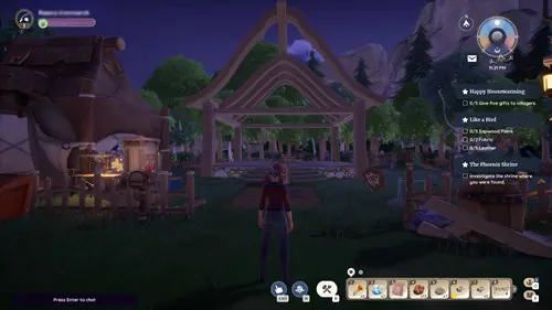 Screenshot of the player house upgrade in Palia, needed to unlock the City Hall shop