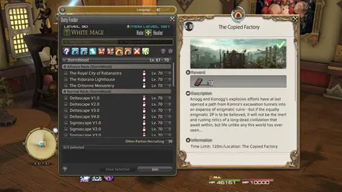 Final Fantasy 14 Moogle Treasure Trove gives you special tomestones by running specific duties