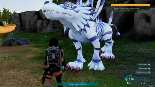 Garurumon Palworld mod