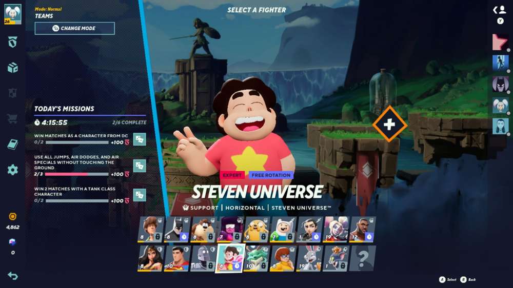 MultiVersus Steven Universe combos, perks & specials