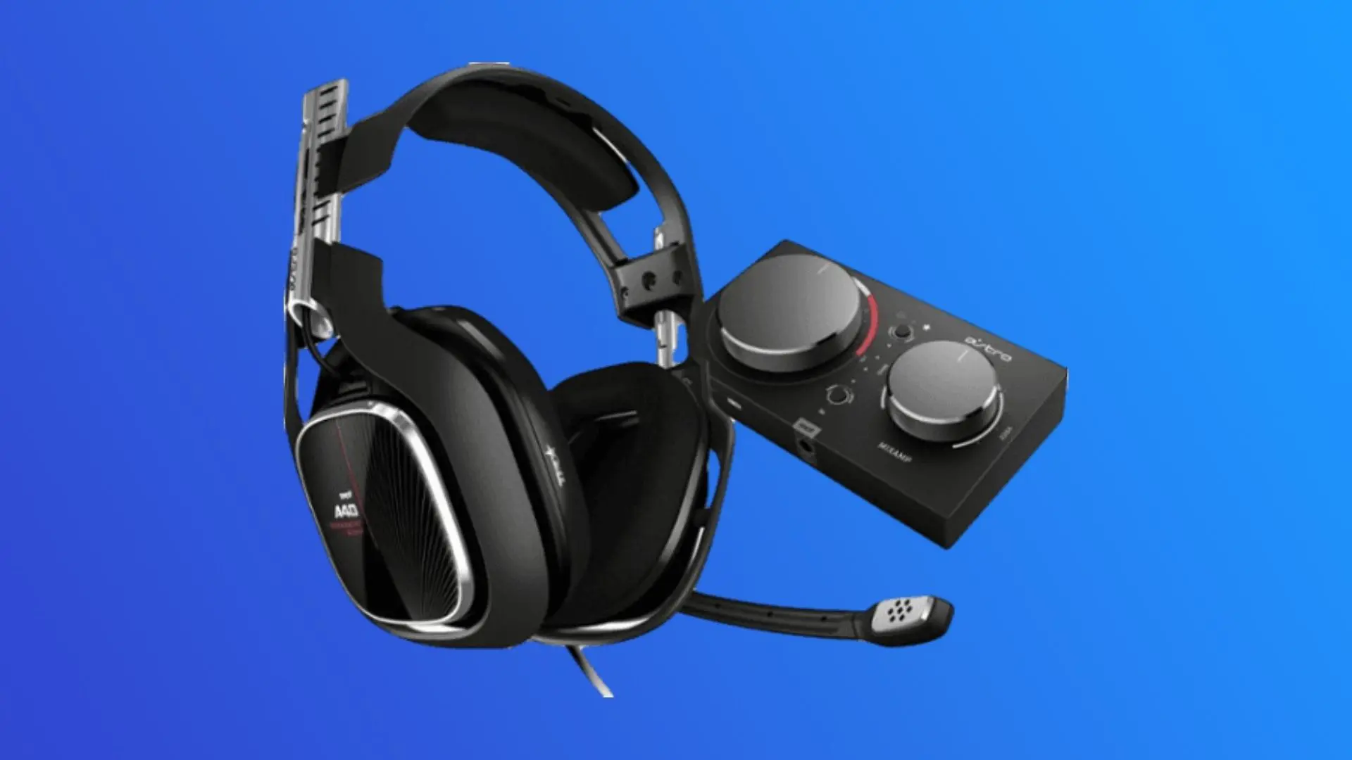 The Astro A40 wired gaming headset