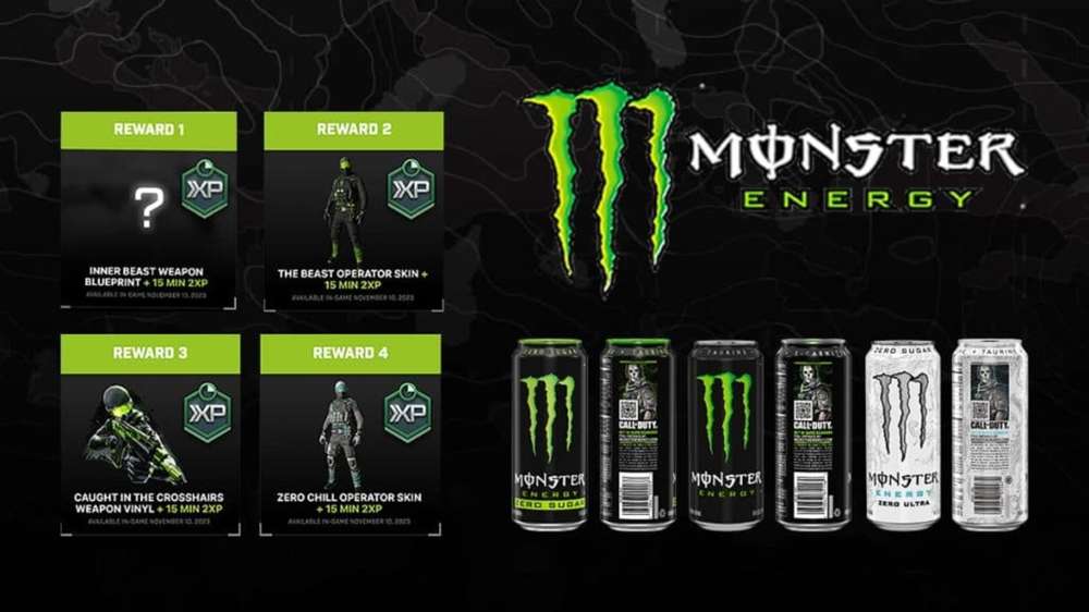 How to get all the MW3 x Monster Energy rewards