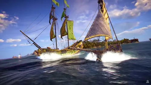 a ship battle in Skull & bones