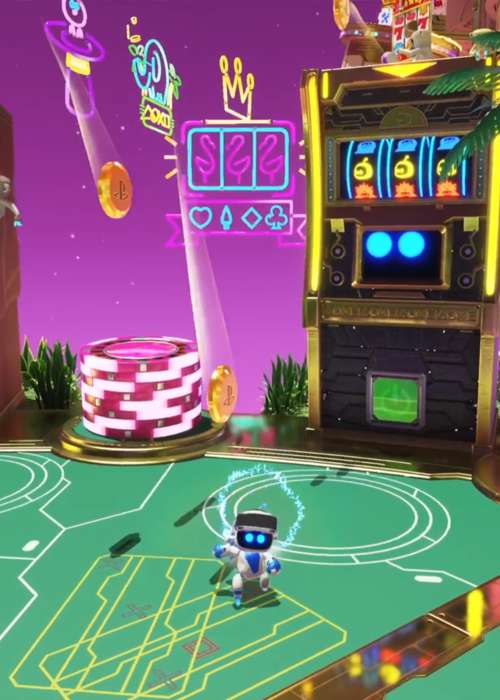 Astro Bot: How to win the jackpot on all four slot machines in Slo-Mo Casino