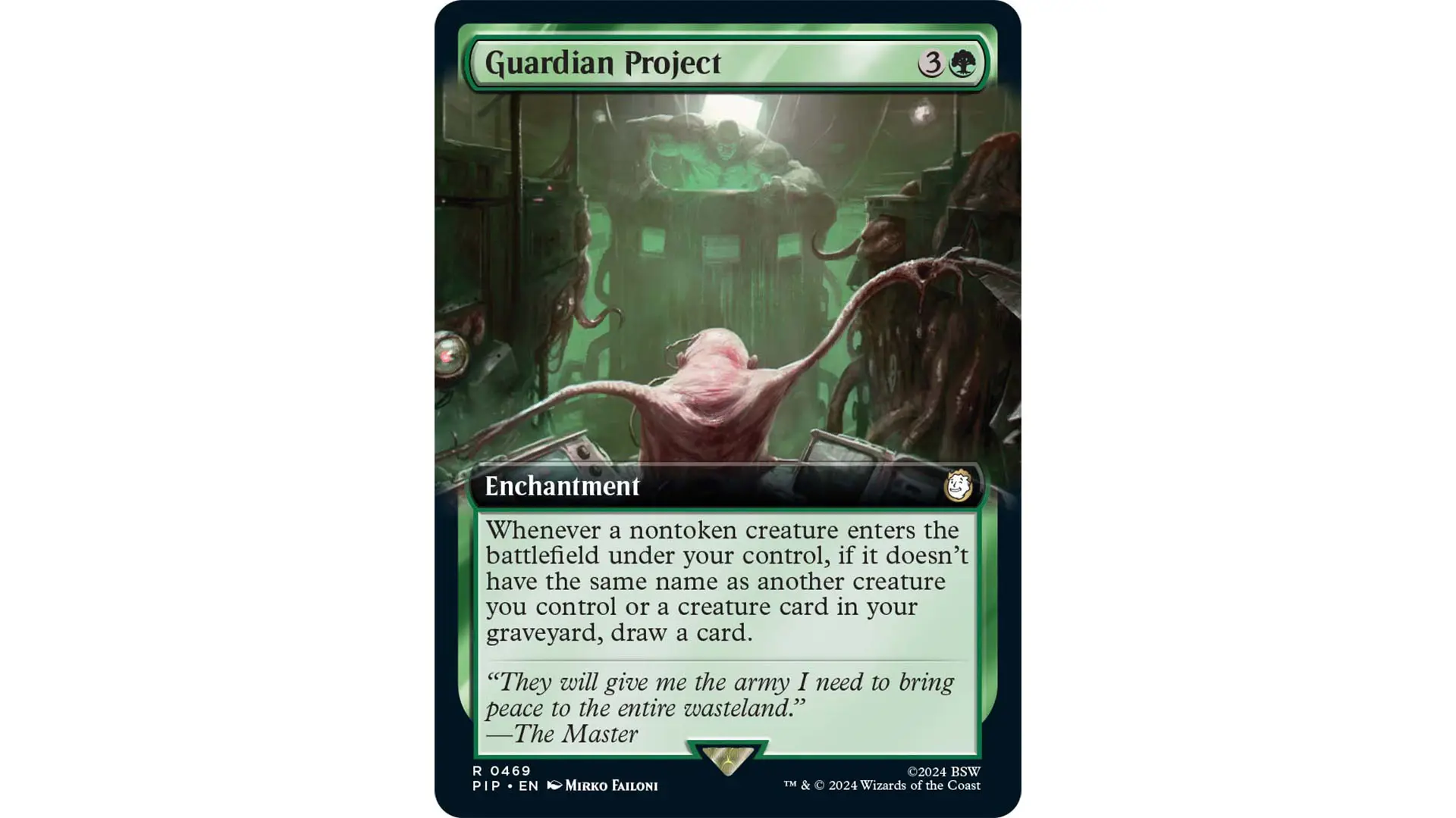 MTG Fallout 0002 Guardian Project Borderless