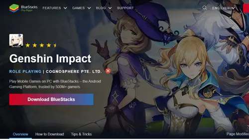 Genshin Impact Bluestacks