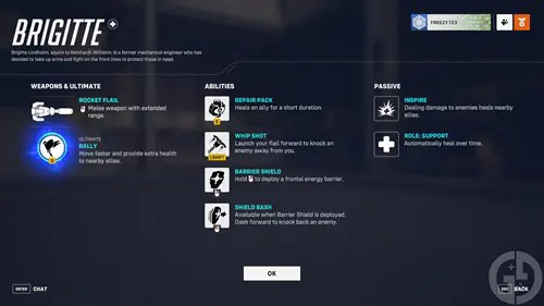 Overwatch 2 Brigitte Abilities