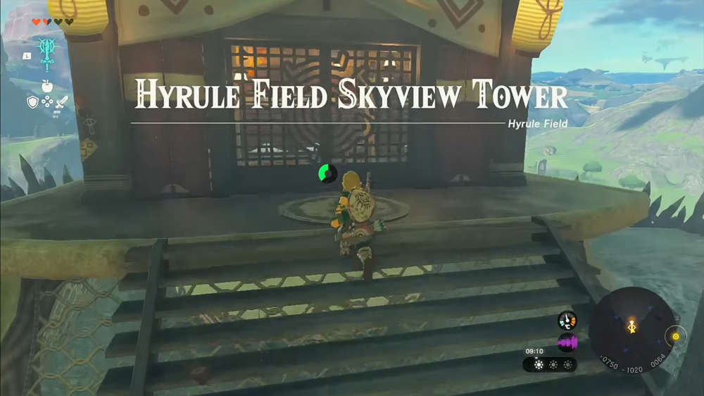 Zelda Tears of the Kingdom Hyrule Field Skyview Tower: Where to find & how to activate