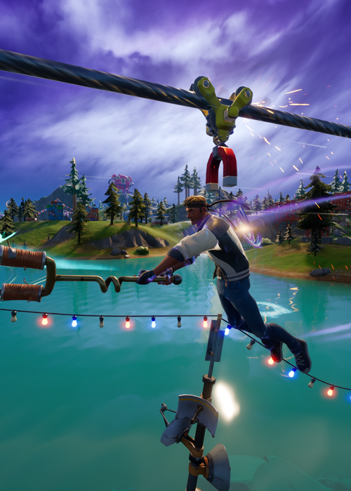 How to find the Ziplines in Fortnite Chapter 3 Season 3