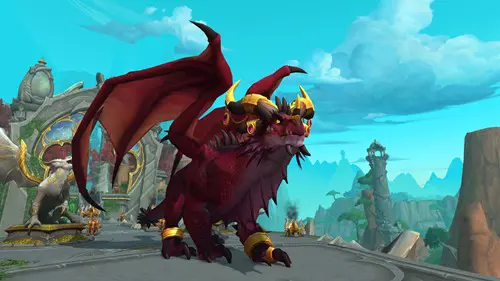 A dragon in WoW: Dragonflight