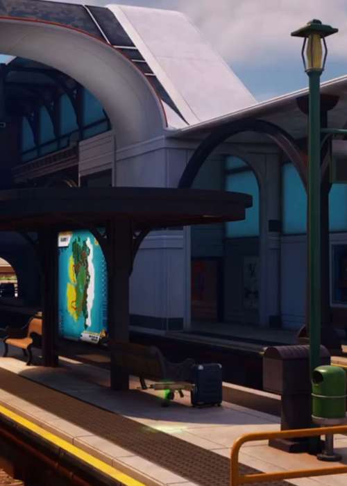 All train station locations in Fortnite