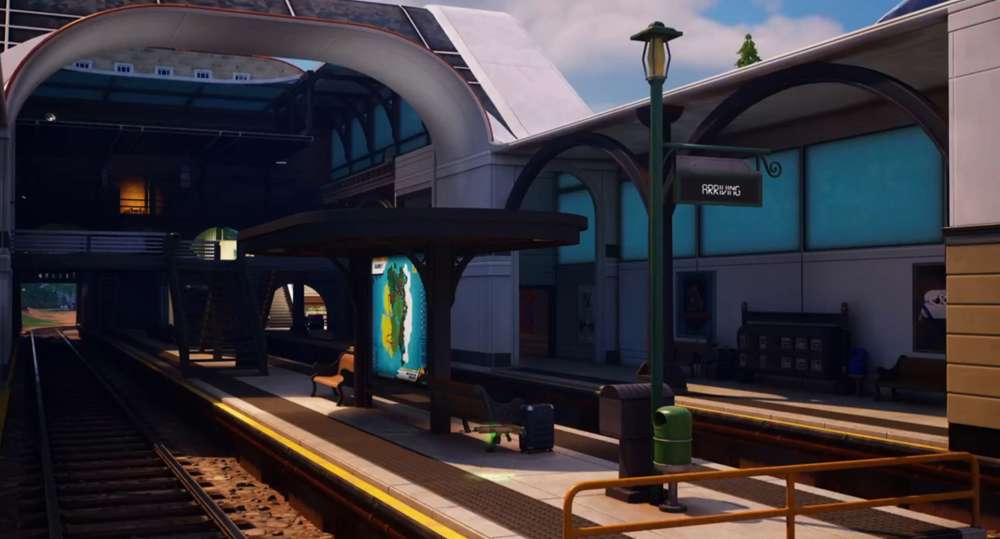 All train station locations in Fortnite