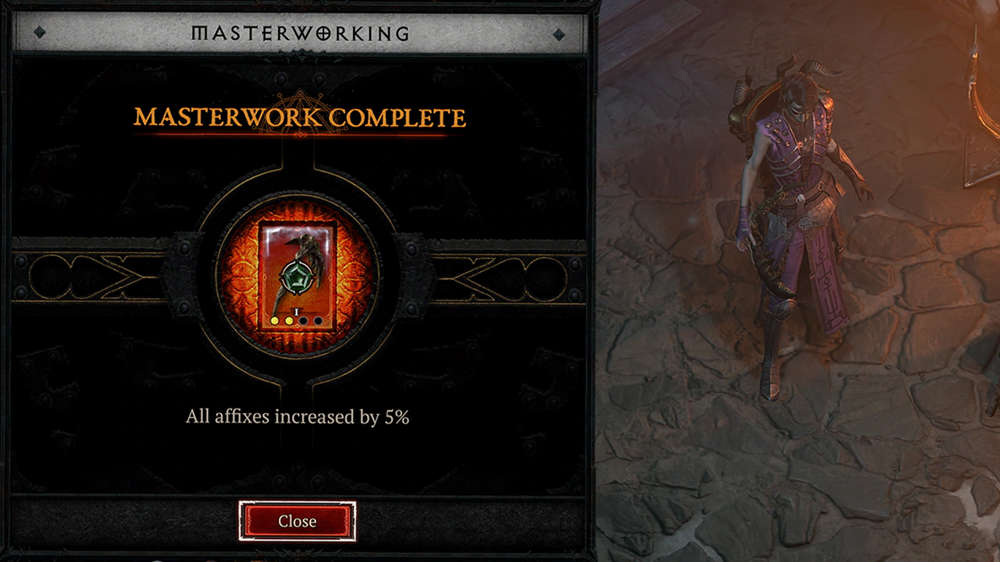 Diablo 4's new Masterwork system will take your gear to the next level