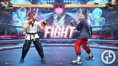 Hwoarang and Steve about to fight in Tekken 8