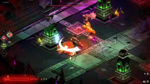 A gameplay screenshot of Hades