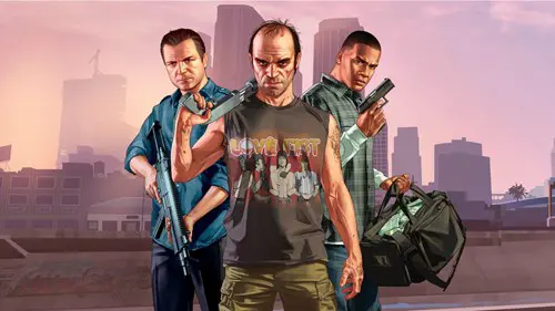 GTA V Trevor, Michael, Franklin