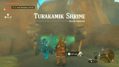 Turakamik Shrine in Gerudo Highlands of Zelda Tears of the Kingdom