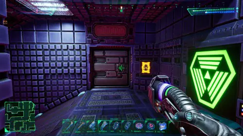 System Shock: Alpha Quadrant Cyberspace room