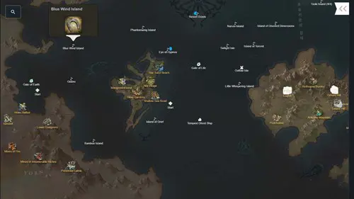 Lost Ark Wind Island map