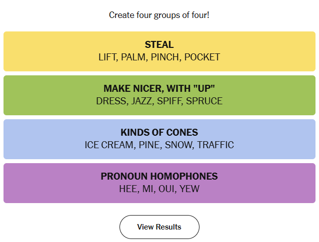 Connections Answers 11th March 2026
