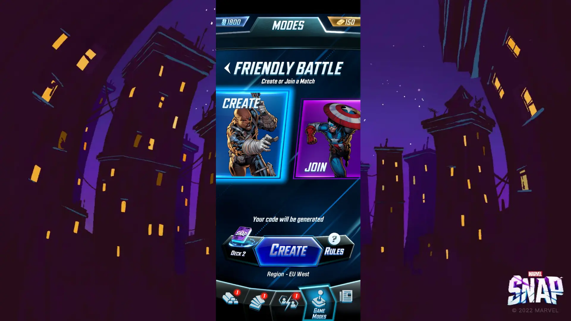 marvel snap battle mode pvp friendly battles menu