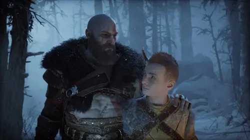 God of War Kratos and Atreus